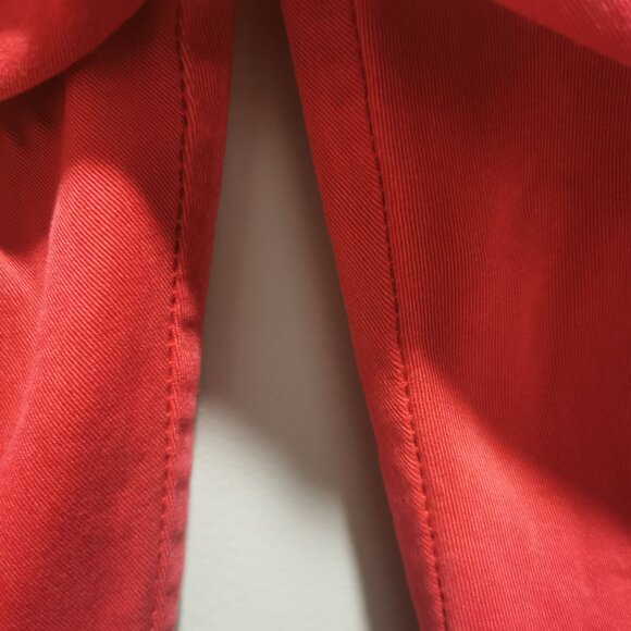 Tripp NYC red overdye skinny jeans with decorative zippers - Picture 8 of 9